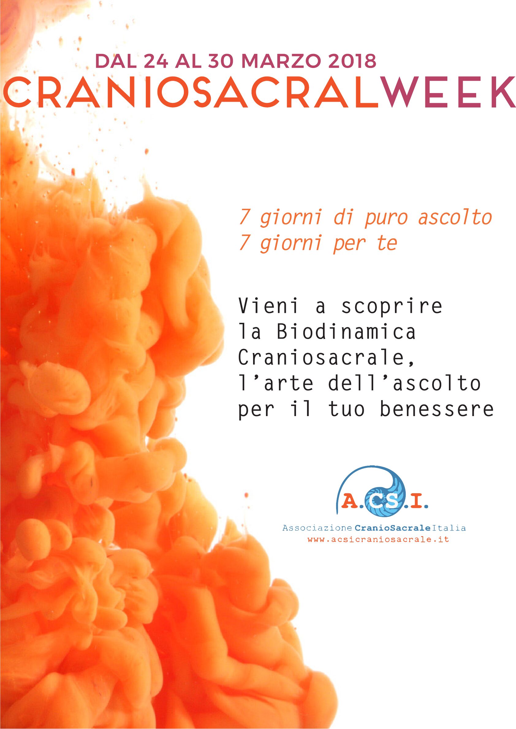 Craniosacral Week 2018