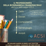 Il Professionista della Biodinamica Craniosacrale - 2° incontro